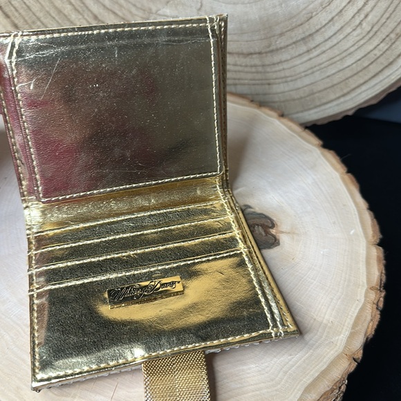 Whiting & Davis Set of Two Elegant Gold Sequin Women's Clutch Set - Picture 5 of 15